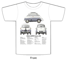 BMW Isetta 300 (4 wheel) 1957-62 T-shirt Front